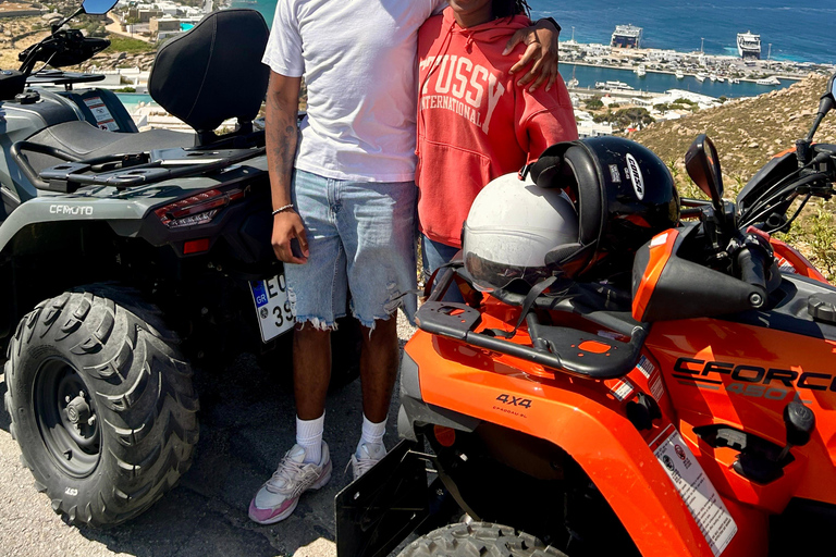 Guided Mykonos ATV adventure; Off-Road Tour with Beach Stop