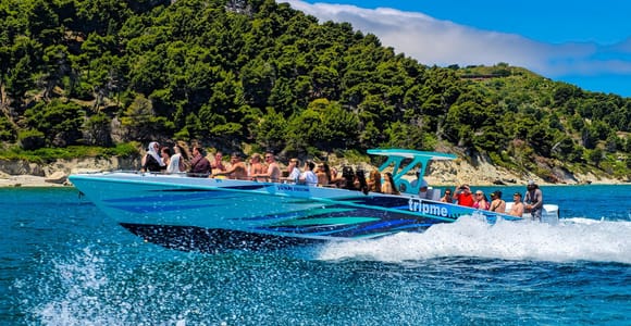 Durres: Speed Boat to Sazan Island, Pirate Cave & Karaburun