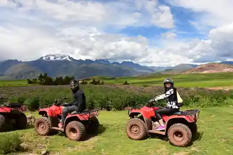 Depuis Urubamba : Excursion en quad vers les salines de Moray et Maras