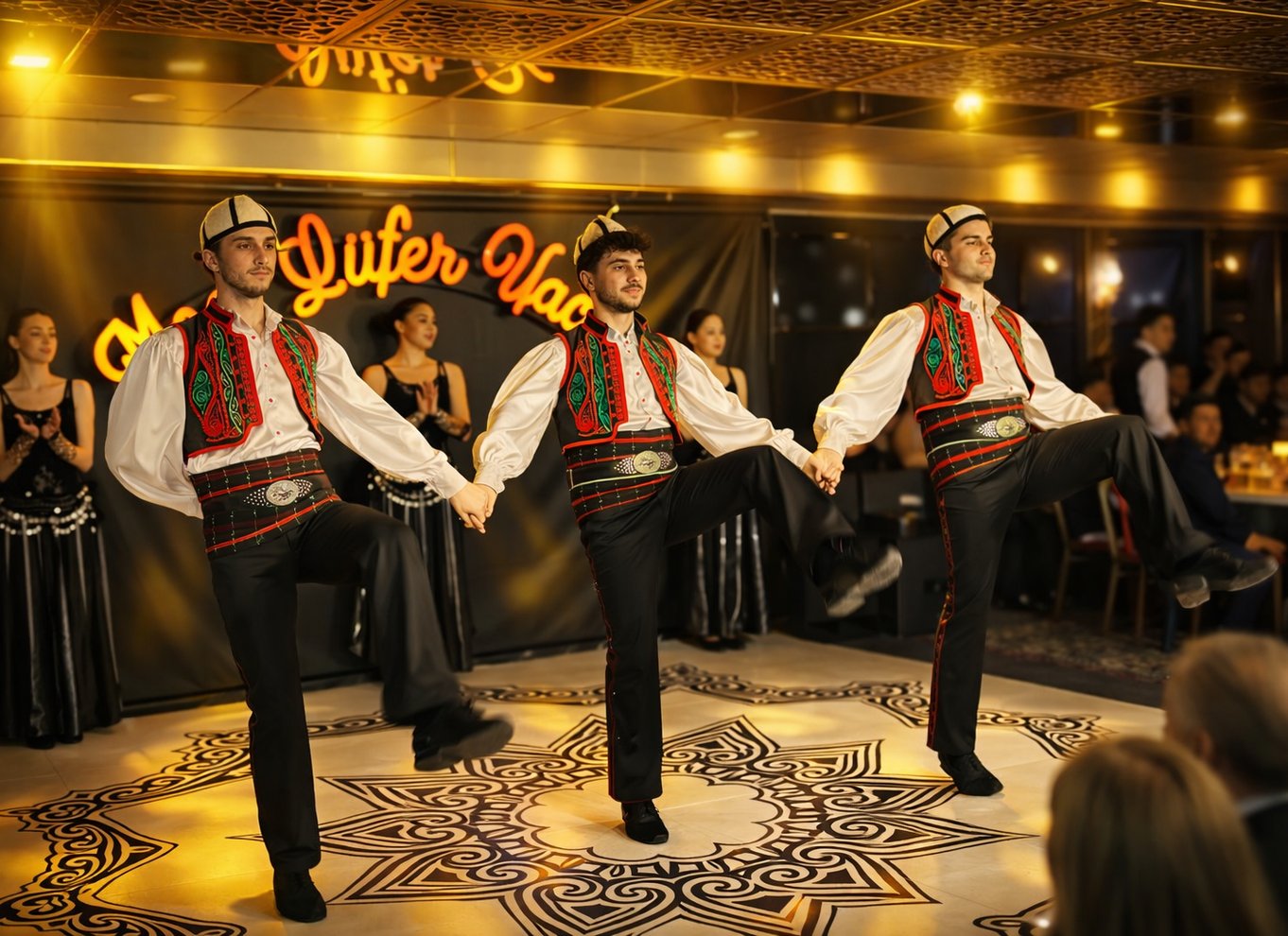 Istanbul: Bosporus-middagscruise og show med privat bord