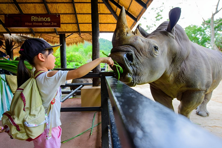 Bangkok/Pattaya: Excursão particular ao Zoológico Khao Kheow com serviço de busca