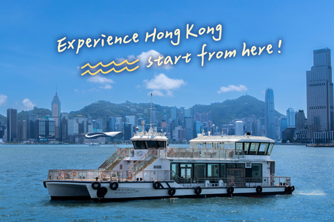 Hong Kong: Victoria Harbour Water Taxi Sightseeing Cruise 45Mins Sightseeing Trip with Modern Cruise