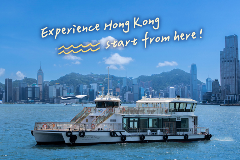 Hong Kong: Victoria Harbour Water Taxi Sightseeing Cruise 45Mins Sightseeing Trip with Modern Cruise
