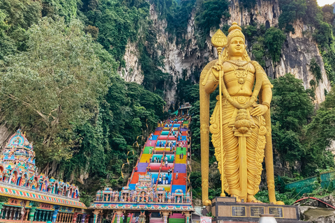 Kuala Lumpur: Förorter och Batu Caves HalvdagsutflyktDelad tur för minst 2 vuxna