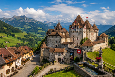 Zurich: Tour ,Swiss Castle Secrets: Gruyères, Chillon end…