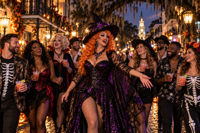 Savannah: Halloween Drag Queen Bar Crawl & Ghost Tour