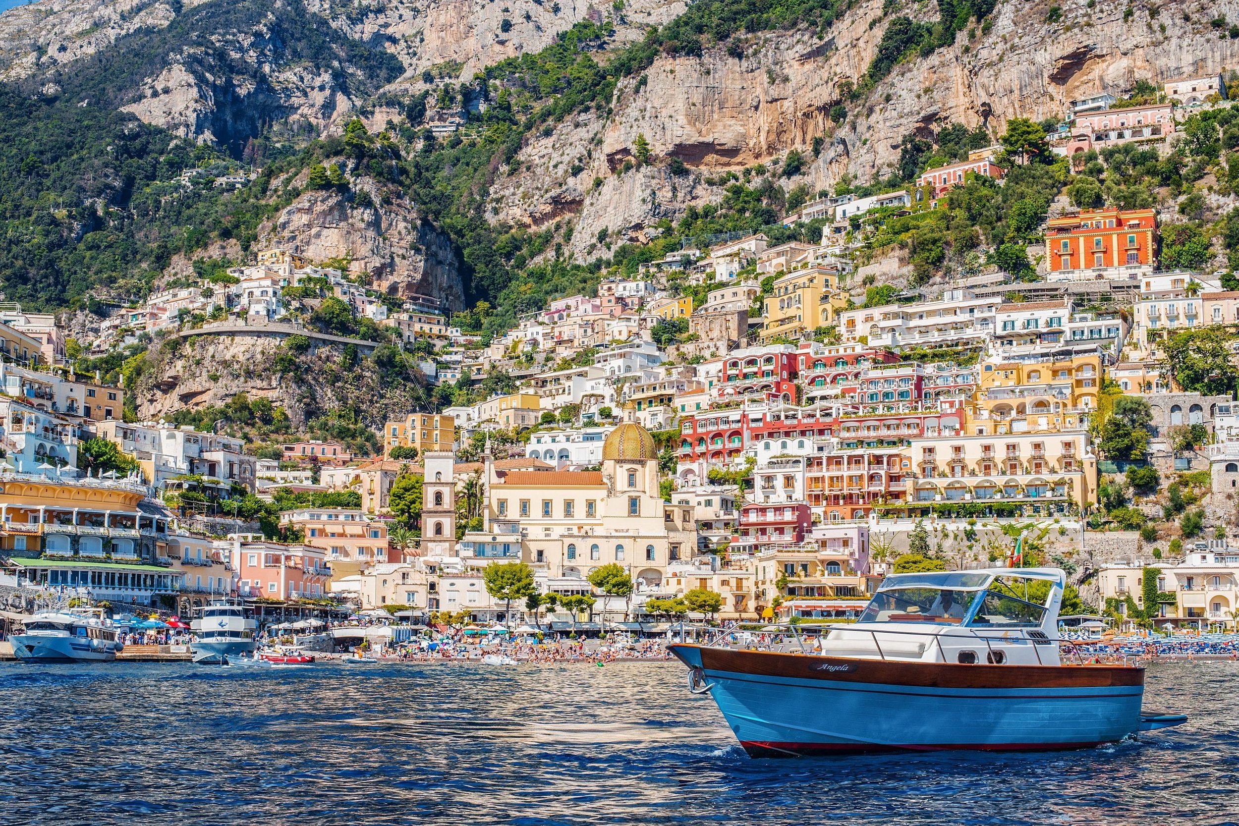 Von Sorrento aus: Kleingruppentour zur Amalfiküste Bootstour