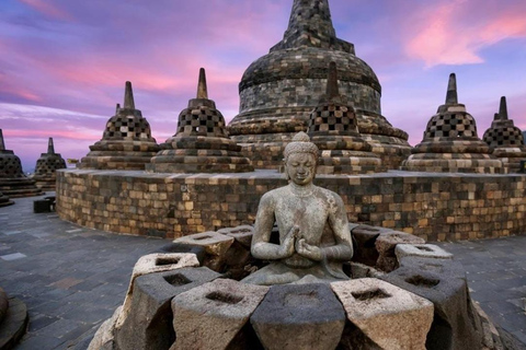 Yogyakarta: Borobudur, Mendut & Prambanan Temple Borobudur and Prambanan Temple Include Ticket