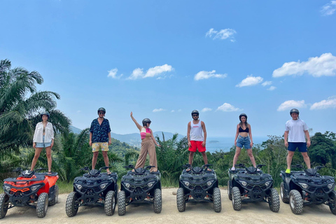 Desde Phuket: Rutas panorámicas en quad con vistas a Karon y Patong1,5 horas en coche