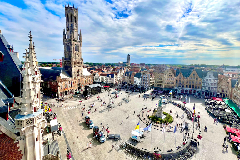 Bruges History Taxi - drive & walk tour (Choose pick up)