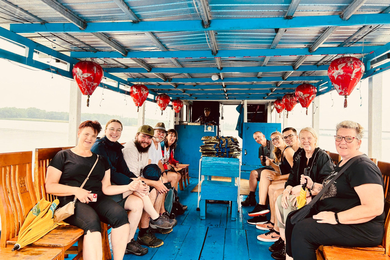 My Son Sanctuary Tour by Van & Boat from Hoi An/Da Nang From Da Nang: Afternoon My Son Sanctuary Group Tour