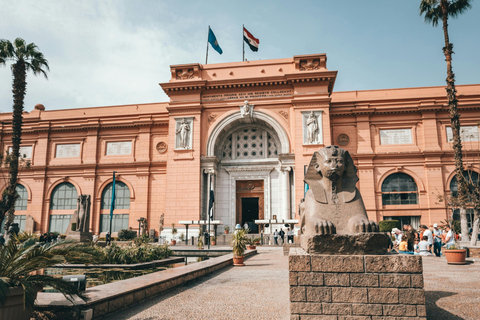 El Cairo: Tour privado Pirámides de Guiza, Esfinge y Museo EgipcioVisita sin ticket de entrada y comida