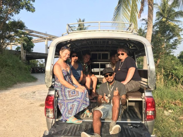 Road trip, Koh Phangan-Join Trip(Pickup Haadrin-Thong Sala)
