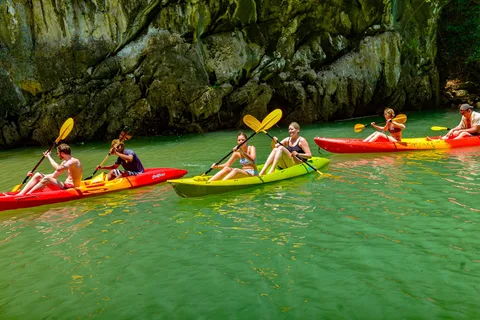 From Ko Lanta: Half Day Sea Cave Kayaking Small Group