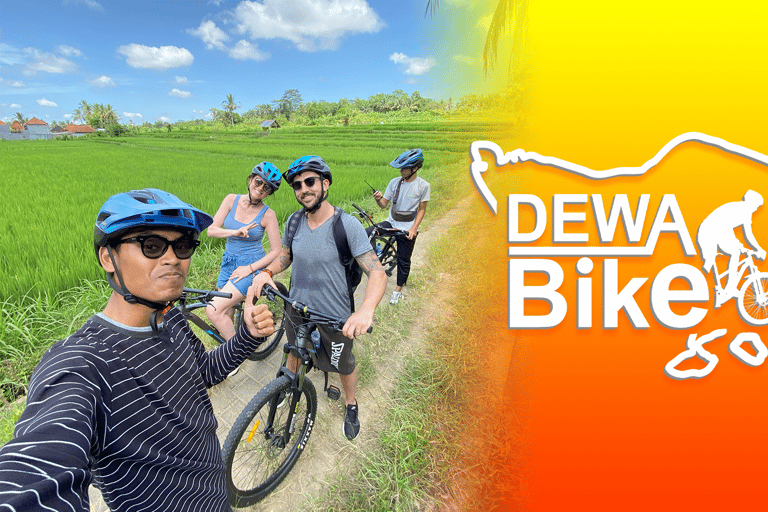 Ubud : PRIVATE Bike Tour inside Rice Field Ubud Countryside Sharing Group