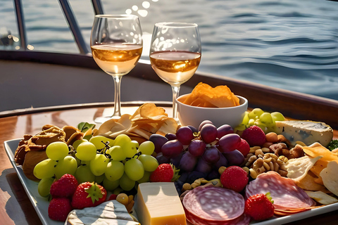 Marina Del Rey: Boat Cruise w/Wine & Charcuterie or Dinner Wine and Charcuterie Option