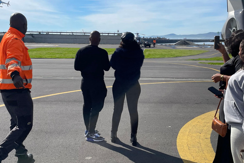 Le Cap : visite en hélicoptère (prise en charge à l&#039;hôtel)