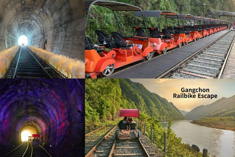 Seoul: Nami Island, Garden of Morning Calm, & Railbike Tour