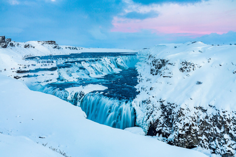 Desde Reikiavik: Círculo Dorado y la aurora borealReikiavik: Círculo Dorado y aurora boreal con recogida