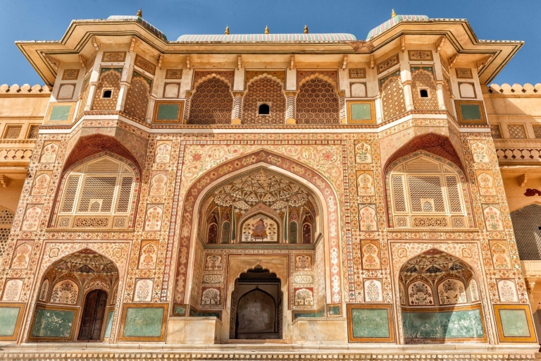 Jaipur Day Trip: All-Inclusive from Delhi by Superfast Train Option 2: Economy Train Coach, Vehicle, Guide, and Entry fee