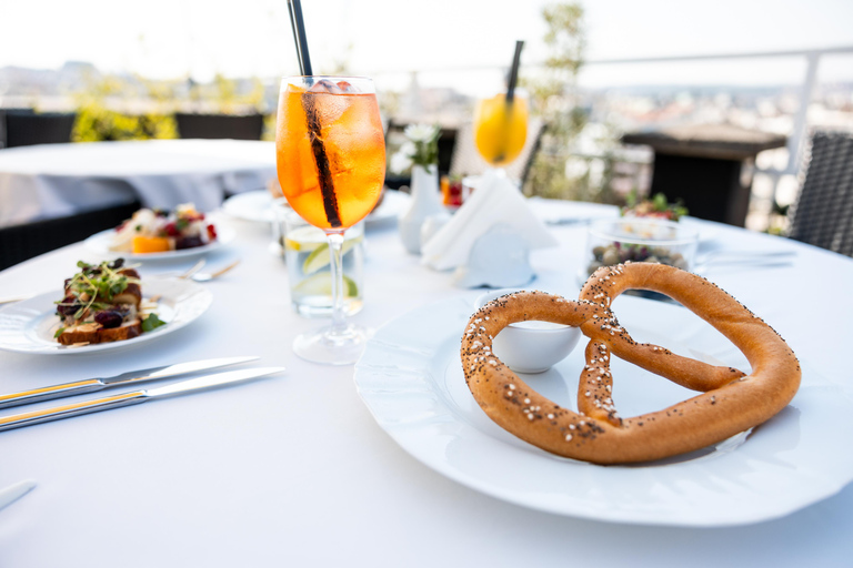 Prague: Sky Bar Aperitivo Menu with Drink & Panoramic Views 1-Hour Option with Aperitivo Menu and 1 Drink