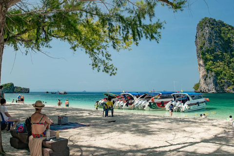 Krabi: 4 Islands & Thale Waek's Sandbar Tour By Speedboat