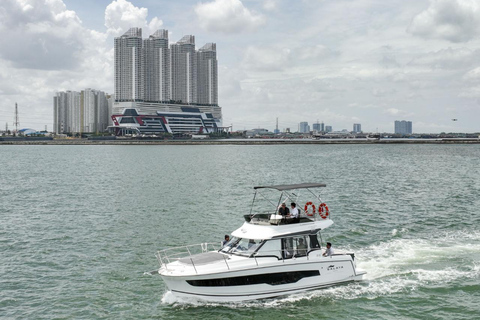 Yakarta: yate privado de lujo para fiestas y celebraciones al atardecer.Yate privado de 2 horas al atardecer (4:30 p. m.-6:30 p. m.)