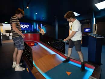 Part of Mini Golf in Deauville indoors and connected