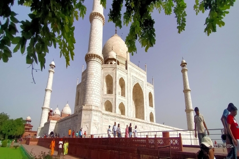Privé Taj Mahal-tour bij zonsondergang vanuit Delhi