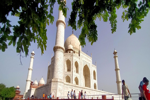 Privé Taj Mahal-tour bij zonsondergang vanuit Delhi