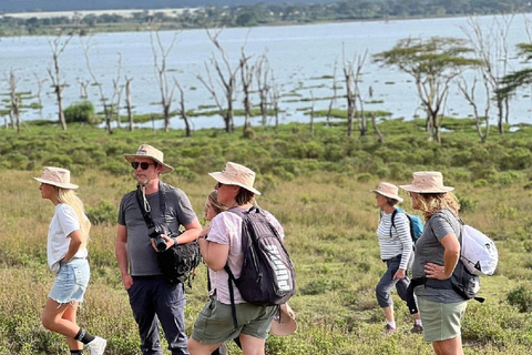 Nairobi: Crescent Island Walking Safari and Lake Naivasha Shared: Crescent Island and Lake Naivasha without Entry Fee