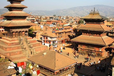 De Kathmandu: Viagem de 1 dia a Patan e Bhaktapur com traslados