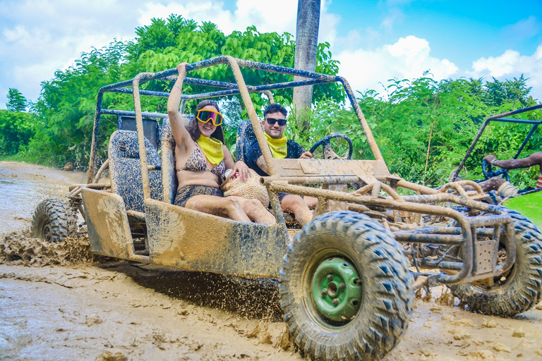 Punta Cana: Buggy z transportem, Cenote i plaża Macao