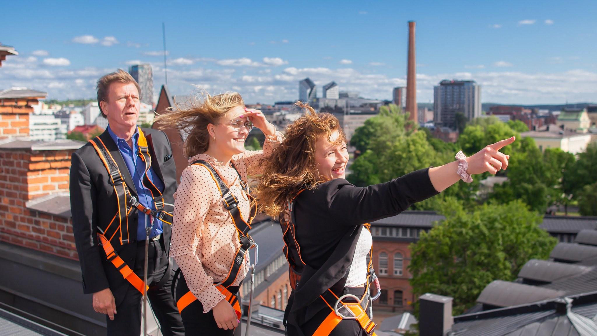 Tampere: Dachspaziergang im Finlayson-Viertel – ein Dachspaziergang mit Guide