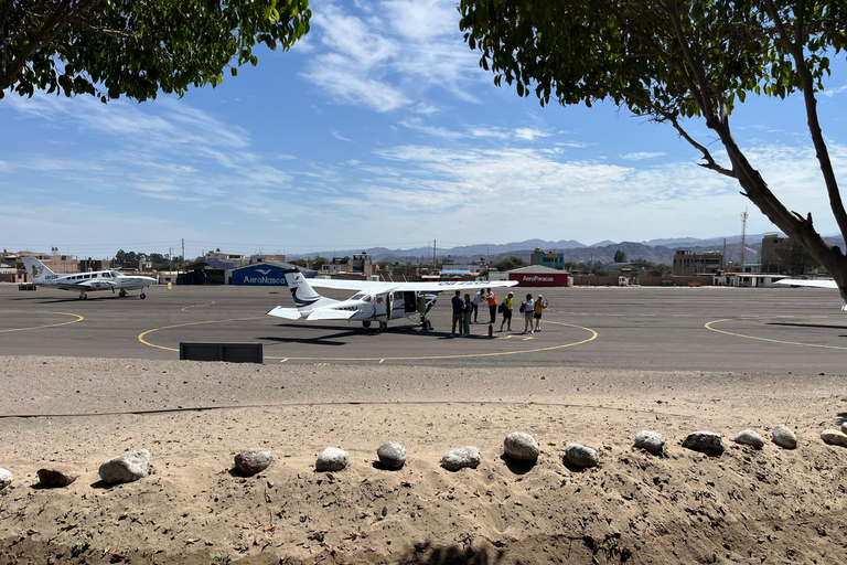 From Ica or Huacachina: Fly over the Nazca Lines and Huacachina buggy I only fly over the Nazca Lines.