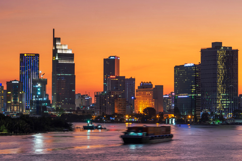 Ho Chi Minh City: Sunset Cyclo and Dinner Cruise Tour Sunset Cyclo and Premium Dinner Cruise