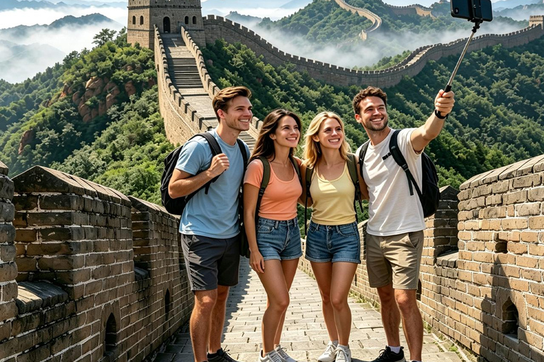 Beijing: Jinshanling Great Wall Guided Tour with Transfers 跟团游：车+票+观光车