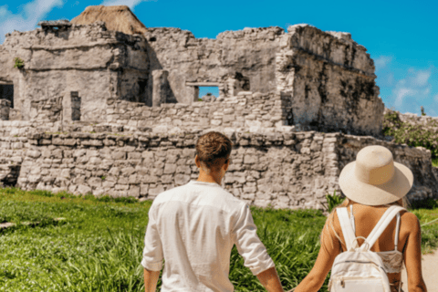 Cancun/Riviera Maya: Escursione di un giorno alle rovine di Tulum con bagno nel CenotePrelievo del tour da Cancun