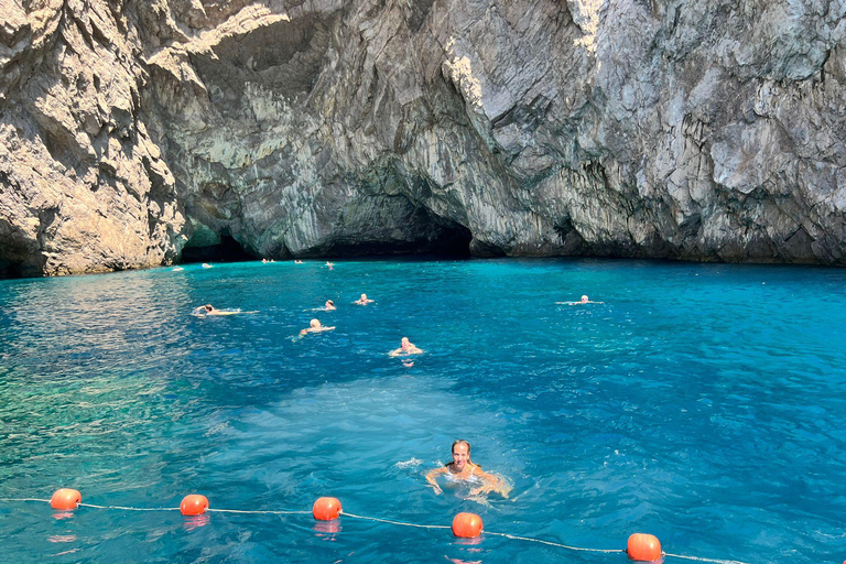 Capri Boat Tour with Blue Grotto and Original Tarantella Full Day - Shared - Departure From Amalfi