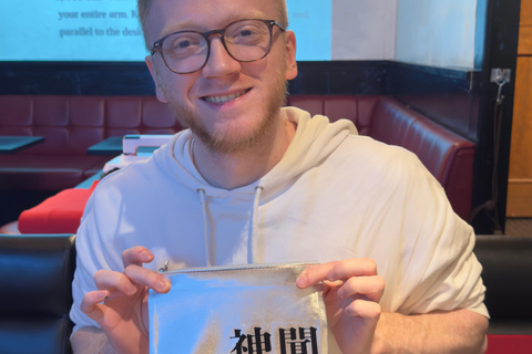 Tokyo: Name Seal & Pouch or Tote Bag Making Experience Tokyo: Custom-made seal and pouch (hiragana)