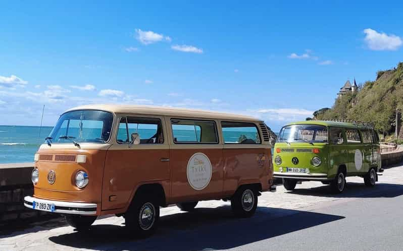 Tour de la cote du Pays Basque francais dans un van VW des annees 70 GetYourGuide