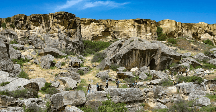 Baku: Gobustan, Mud Volcanoes, Fire Temple, & Yanar Dag Tour photo 14