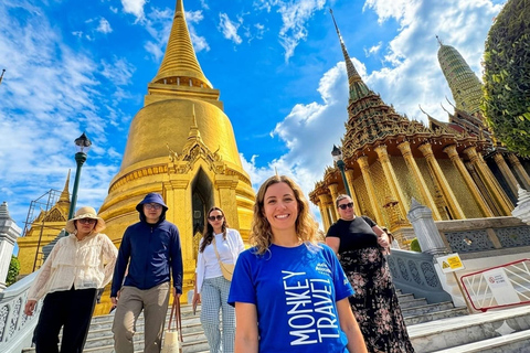 Bangkok: Floating & Railway Markets & Grand Palace Tour Hotel Pick-Up (Tour ends at Grand Palace)