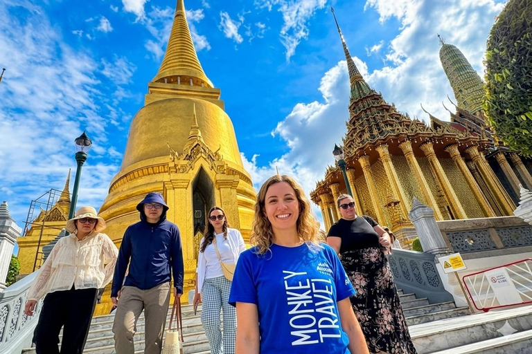 Bangkok: Floating & Railway Markets & Grand Palace Tour Hotel Pick-Up (Tour ends at Grand Palace)