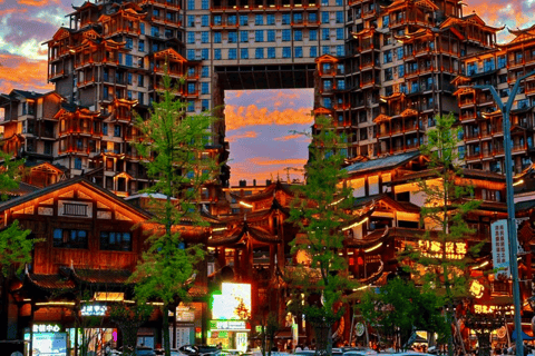 Zhangjiajie 72 Strange Towers Ticket Day or Night Package B Nighttime Ticket
