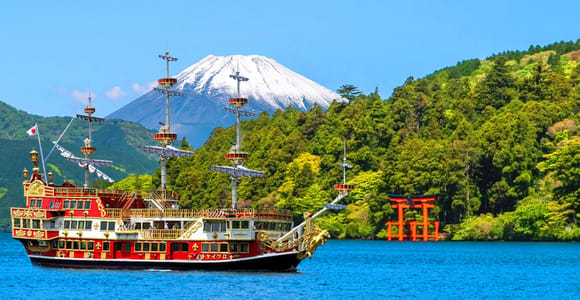 Tokio: Meer des Fuji, Hakone-Seilbahn, Ōwakudani, Enoshima
