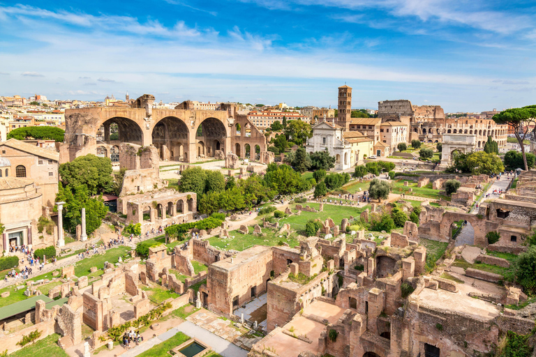 Roma: Visita guiada ao Coliseu, Fórum Romano e Monte PalatinoExcursão em Espanhol