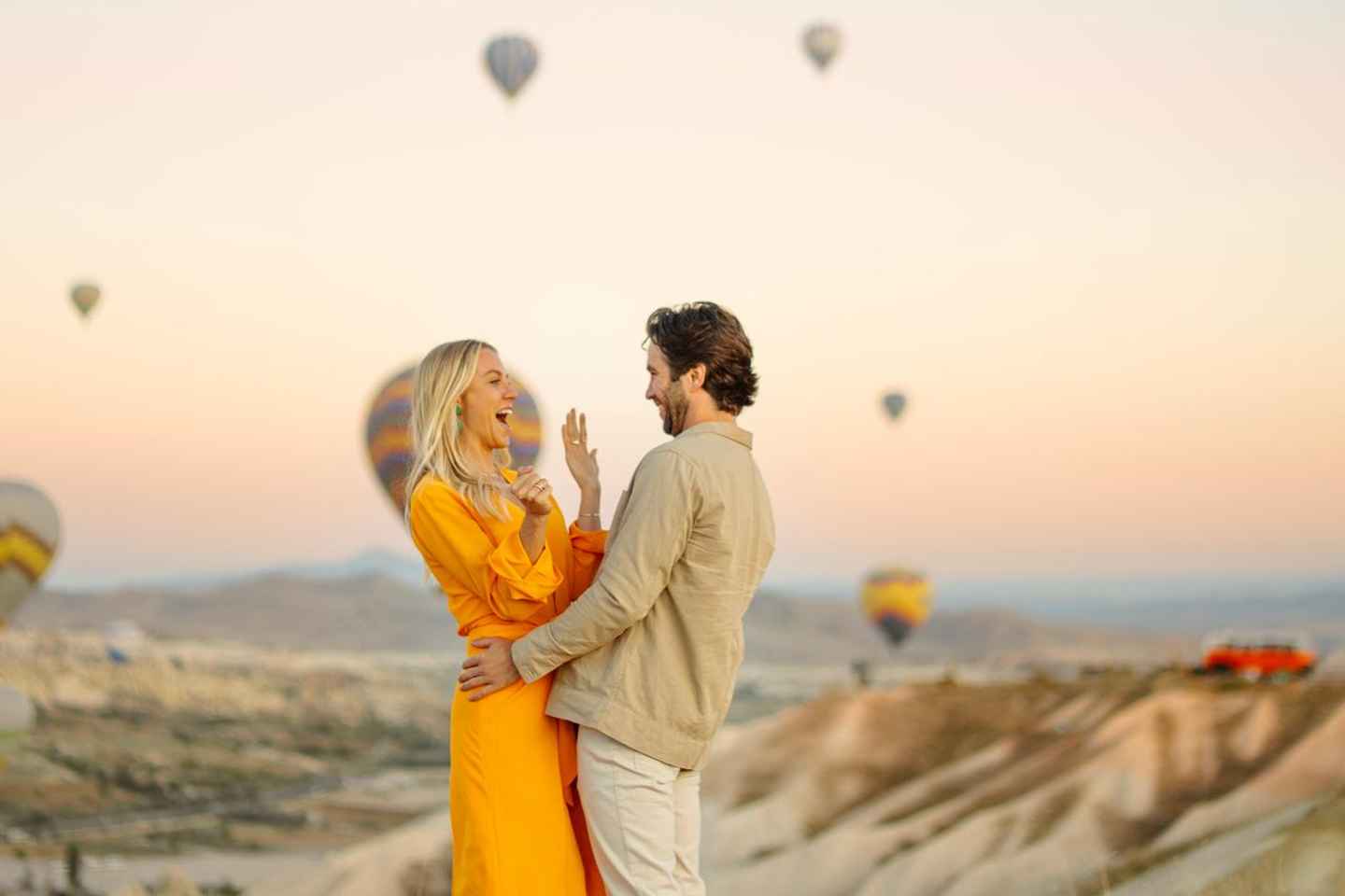 Marriage Proposal Surprise & Engagement in Cappadocia