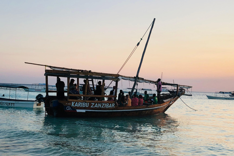 Zanzibar: Sunset Sail Dhow Cruise Adventure