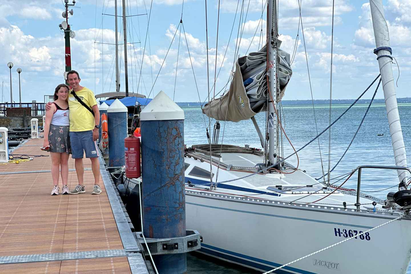 Voile sur le lac Balaton